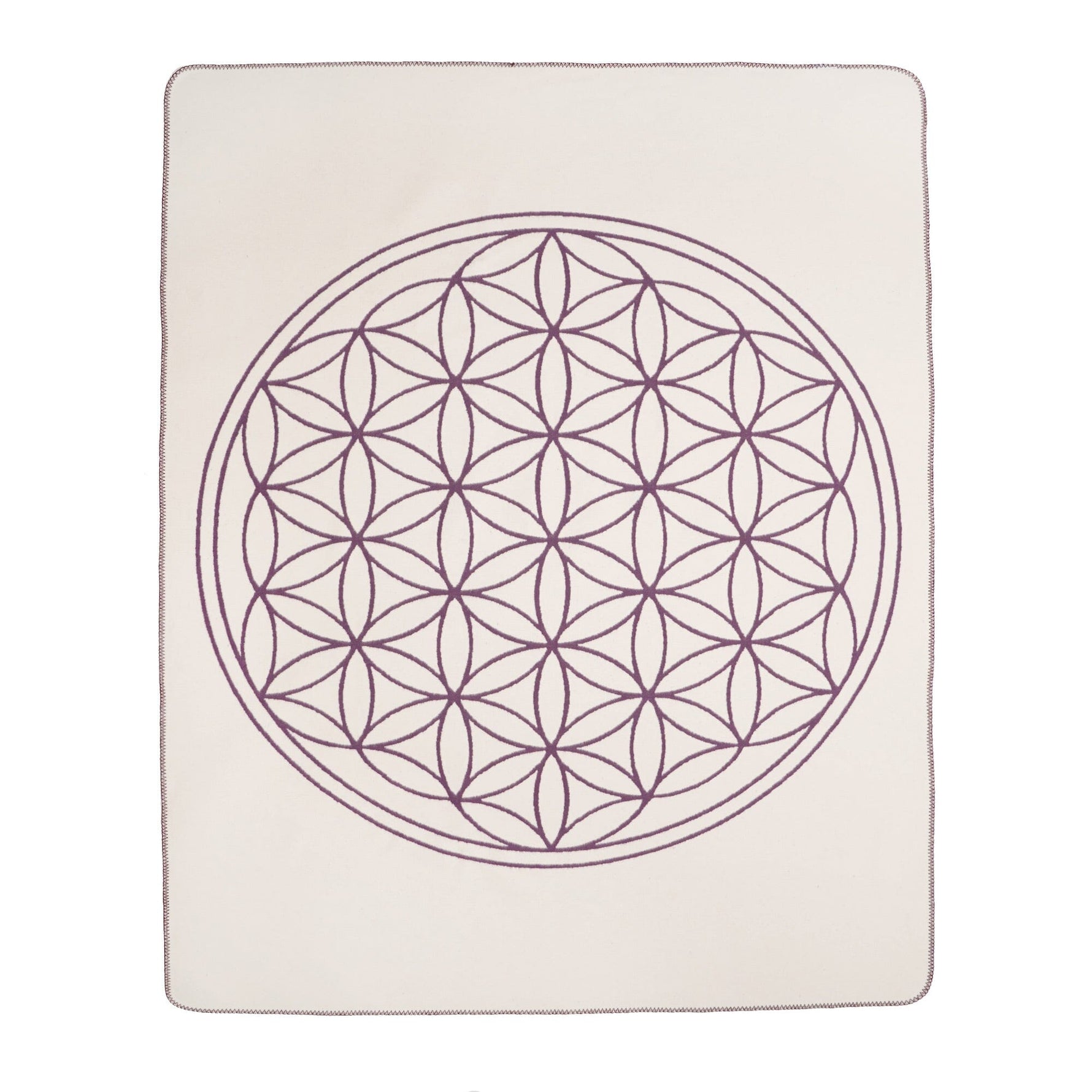 Yogadecke Blume des Lebens - regional hergestellt 