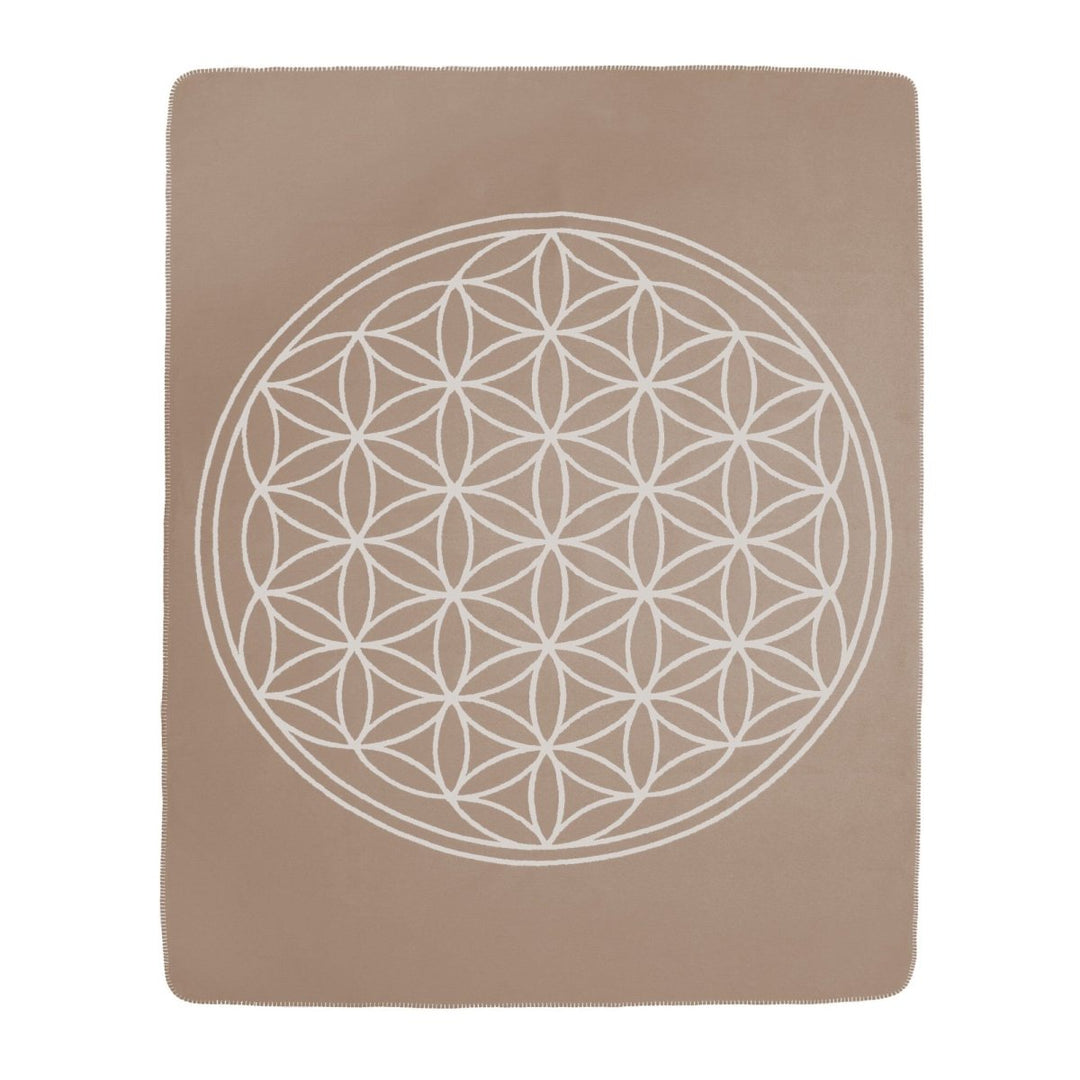 Yogadecke Blume des Lebens - regional hergestellt - YOVANA GmbH • yogabox.de
