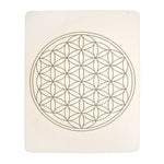 Yogadecke Blume des Lebens - regional hergestellt 