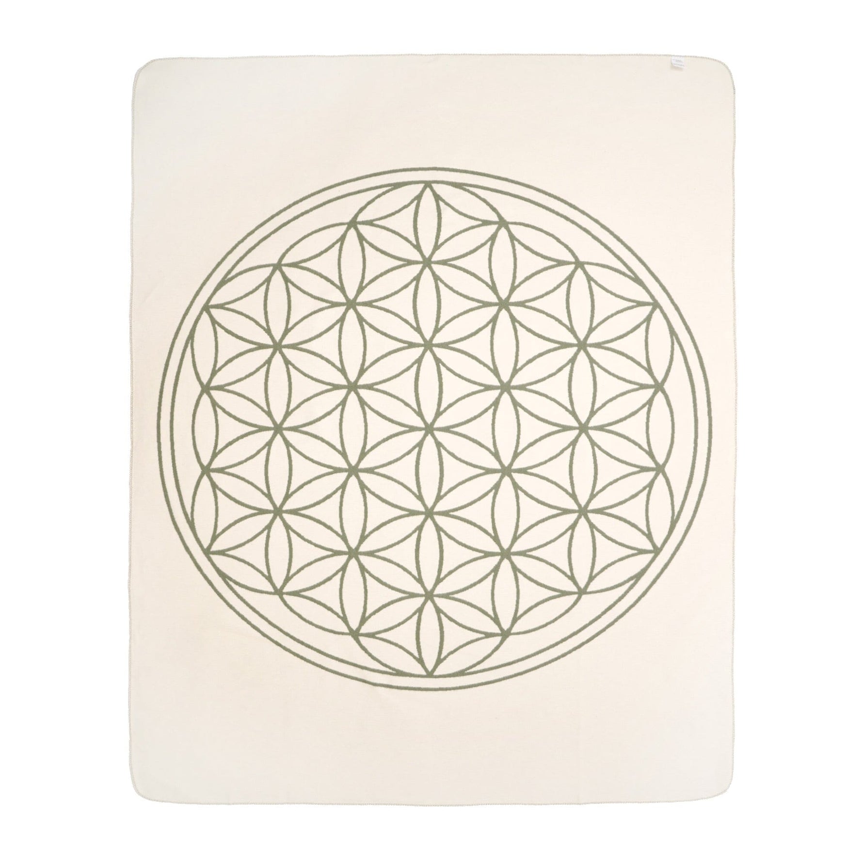 Yogadecke Blume des Lebens - regional hergestellt 