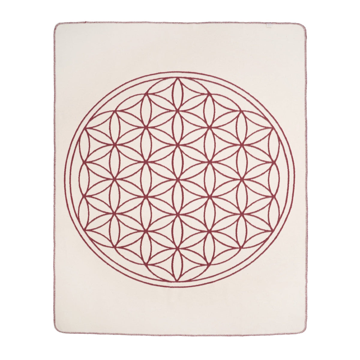 Yogadecke Blume des Lebens - regional hergestellt 