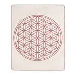 Yogadecke Blume des Lebens - regional hergestellt 