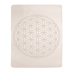 Yogadecke Blume des Lebens - regional hergestellt 