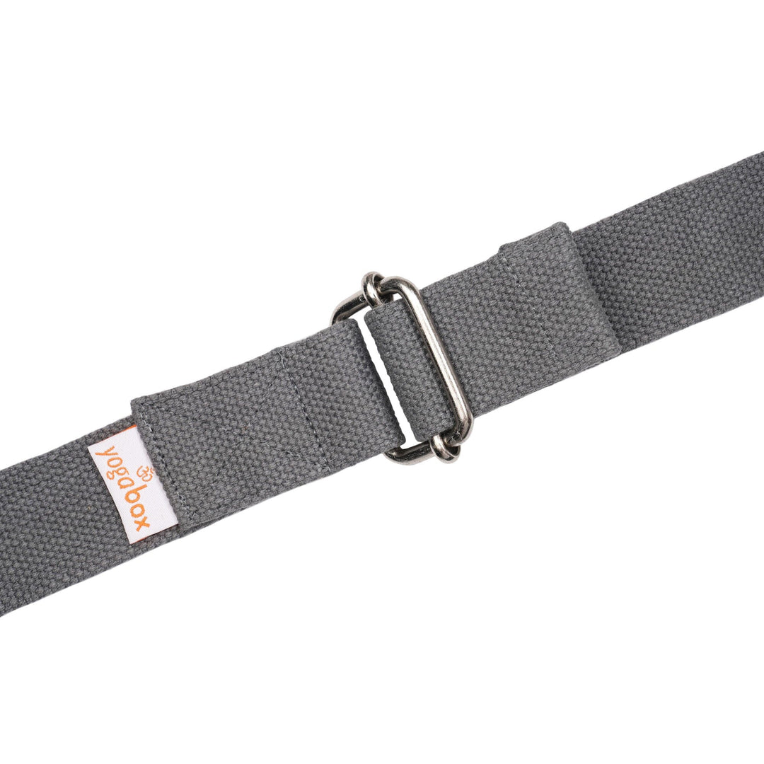 Yogagurt BASIC mit Schiebeverschluss grau