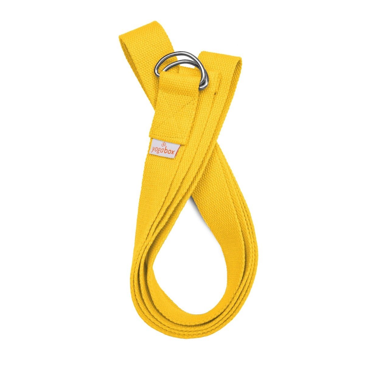 Yogagurt BASIC mit Verschluss aus zwei D - Ringen - YOVANA GmbH • yogabox.de