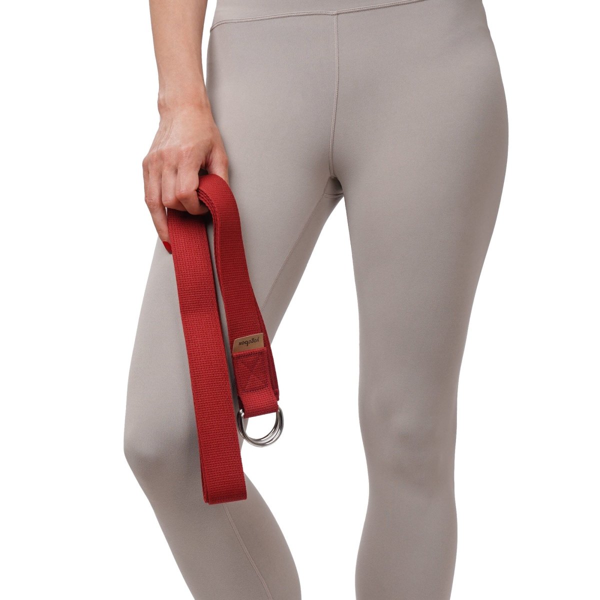 Yogagurt mit Verschluss aus zwei D - Ringen - regional hergestellt - YOVANA GmbH • yogabox.de
