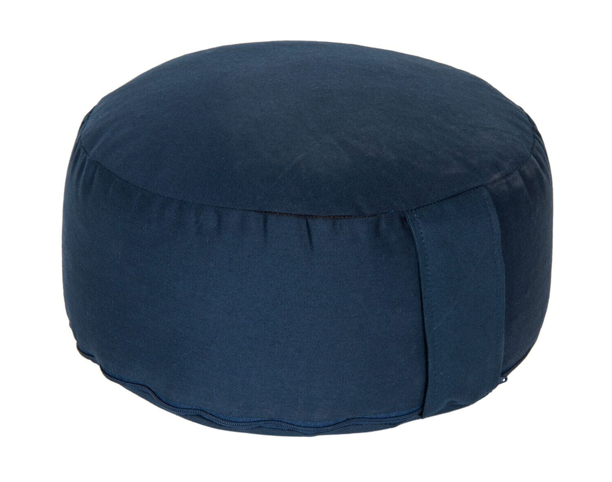 Yogakissen Glückssitz® Classic D - regional hergestellt marine Buchweizenschalen 30 x 30 x 13 cm