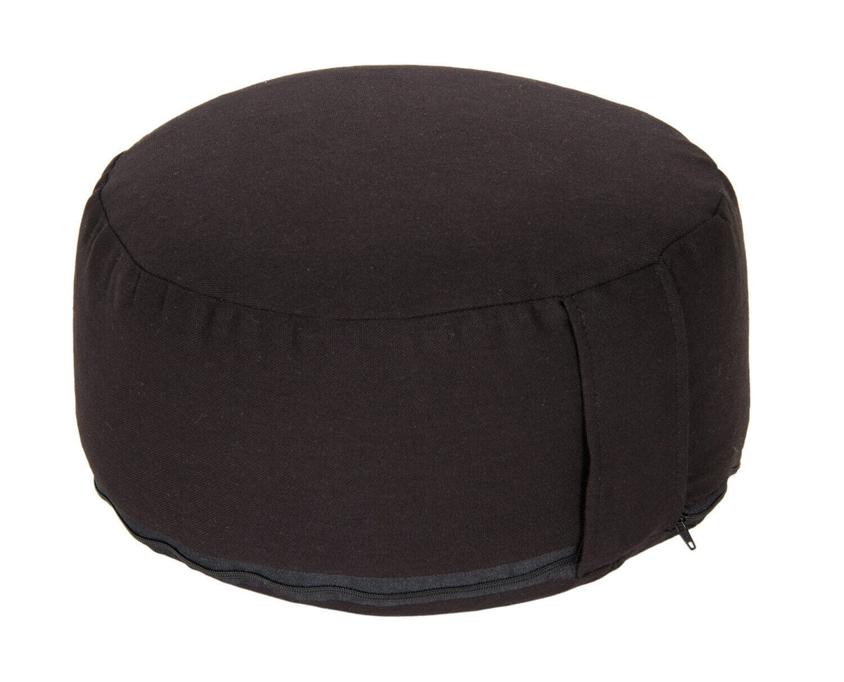 Yogakissen Glückssitz® Classic D - regional hergestellt schwarz Buchweizenschalen 30 x 30 x 13 cm
