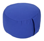Yogakissen Glückssitz® Classic small D - regional hergestellt blau Buchweizenschalen 26 x 26 x 14 cm