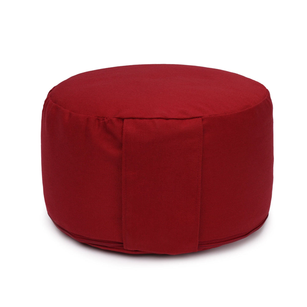 Yogakissen Glückssitz® Classic small D - regional hergestellt bordeaux Buchweizenschalen 26 x 26 x 14 cm