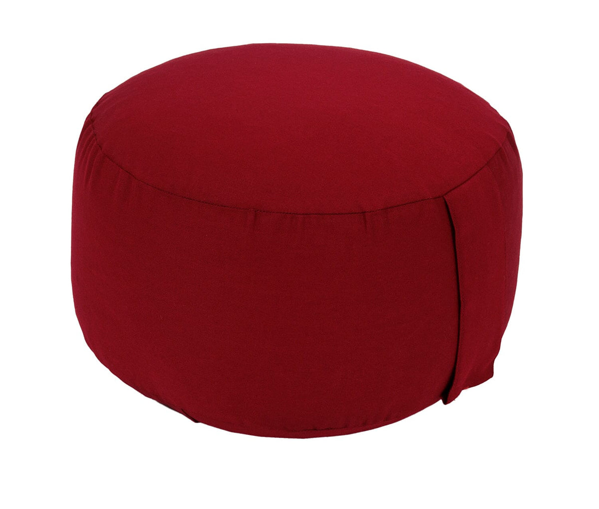 Yogakissen Glückssitz® Classic small D - regional hergestellt bordeaux Buchweizenschalen 26 x 26 x 14 cm
