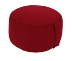 Yogakissen Glückssitz® Classic small D - regional hergestellt bordeaux Buchweizenschalen 26 x 26 x 14 cm