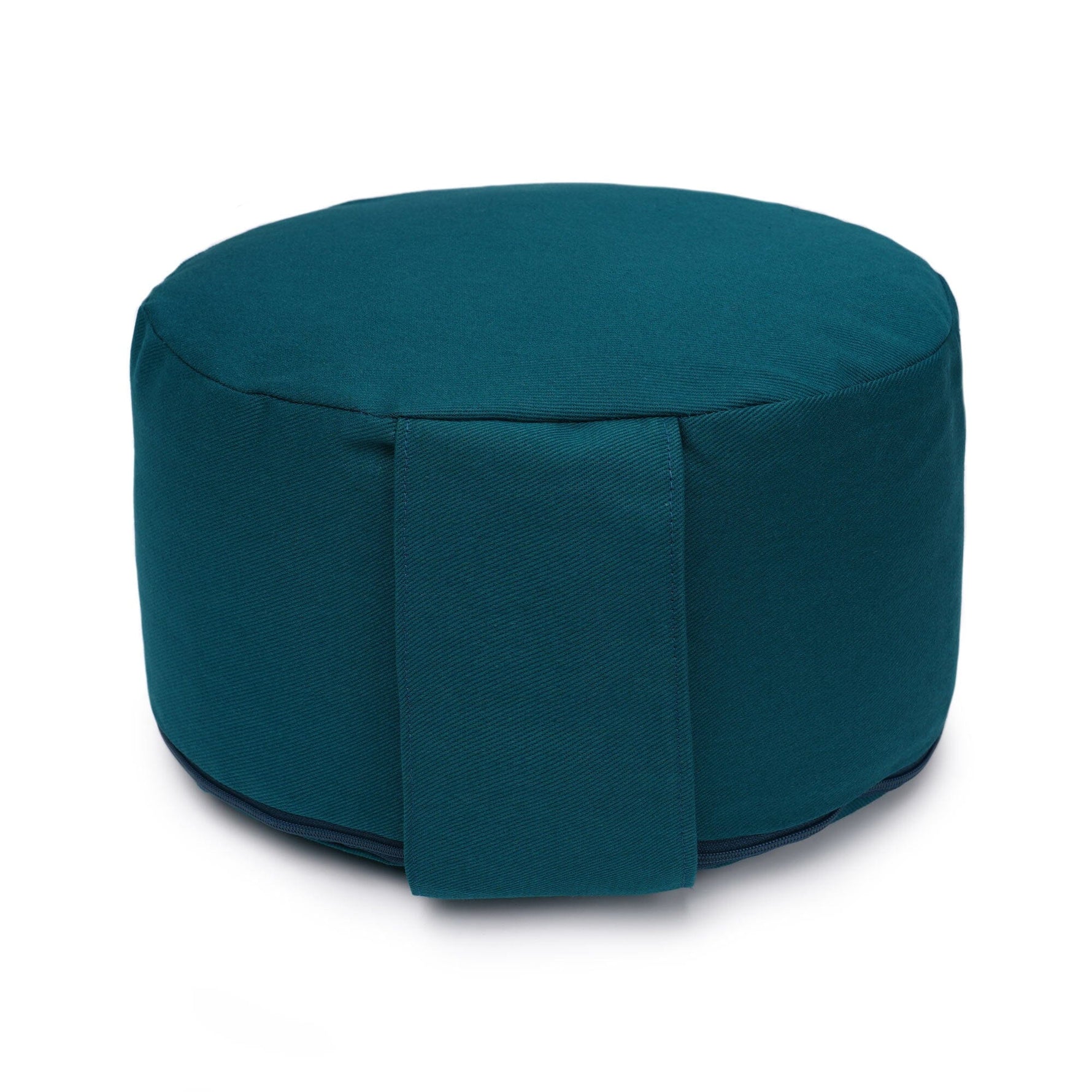 Yogakissen Glückssitz® Classic small D - regional hergestellt petrol Buchweizenschalen 26 x 26 x 14 cm