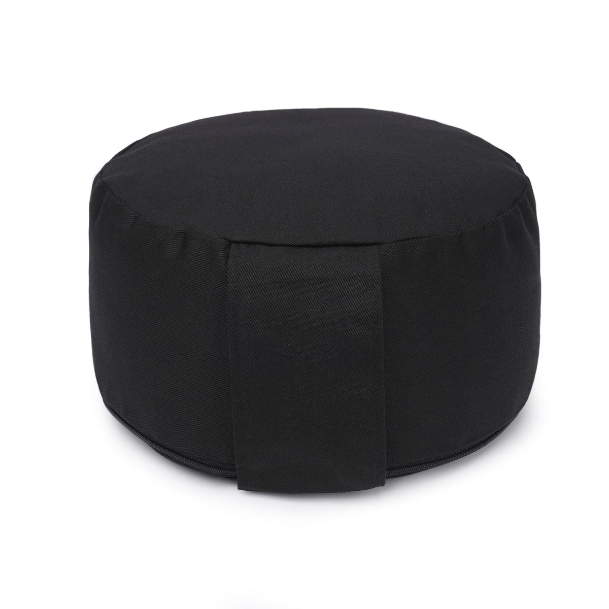 Yogakissen Glückssitz® Classic small D - regional hergestellt schwarz Buchweizenschalen 26 x 26 x 14 cm