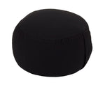 Yogakissen Glückssitz® Classic small D - regional hergestellt schwarz Buchweizenschalen 26 x 26 x 14 cm