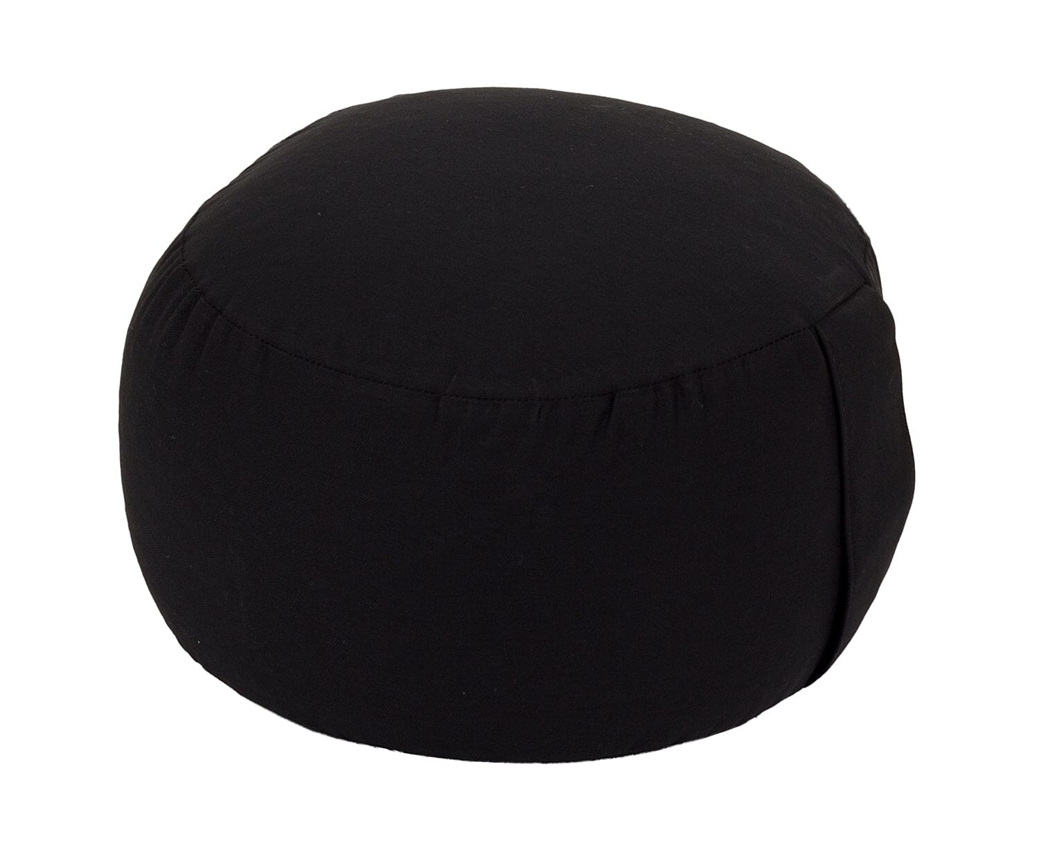Yogakissen Glückssitz® Classic small D - regional hergestellt schwarz Buchweizenschalen 26 x 26 x 14 cm
