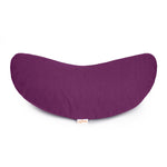 Yogakissen Halbmond BASIC aubergine Buchweizenschalen 40 x 17 x 12 cm