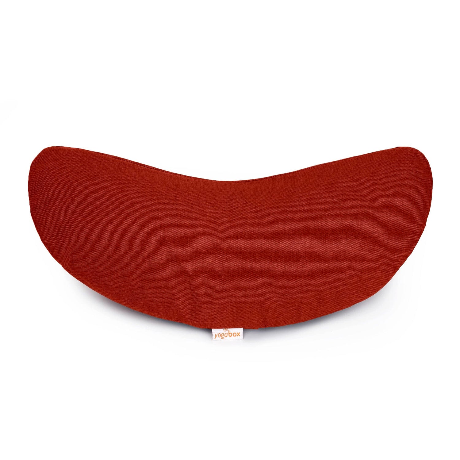 Yogakissen Halbmond BASIC bordeaux 40 x 17 x 12 cm Buchweizenschalen
