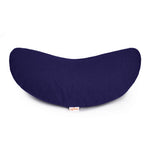 Yogakissen Halbmond BASIC dunkelblau Buchweizenschalen 40 x 17 x 12 cm
