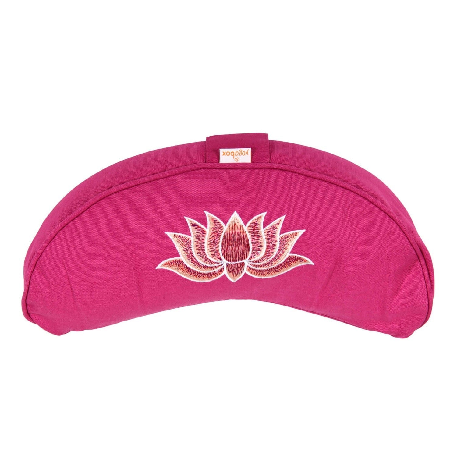 Yogakissen Halbmond BASIC Lotus Stick multicolor magenta Buchweizenschalen 40 x 17 x 12 cm