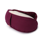 Yogakissen Halbmond BASIC Lotus Stick weiß - YOVANA GmbH • yogabox.de