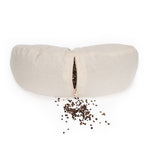Yogakissen Halbmond BASIC Lotus Stick weiß 
