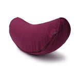 Yogakissen Halbmond BASIC Lotus Stick weiß - YOVANA GmbH • yogabox.de