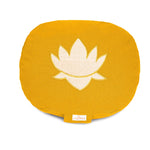 Yogakissen oval Lotus Stick BASIC dotter Buchweizenschalen 28 x 23 x 13 cm