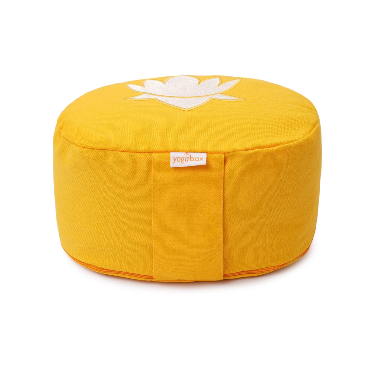 Yogakissen oval Lotus Stick BASIC dotter Buchweizenschalen 28 x 23 x 13 cm