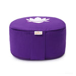 Yogakissen oval Lotus Stick BASIC lila Buchweizenschalen 28 x 23 x 13 cm