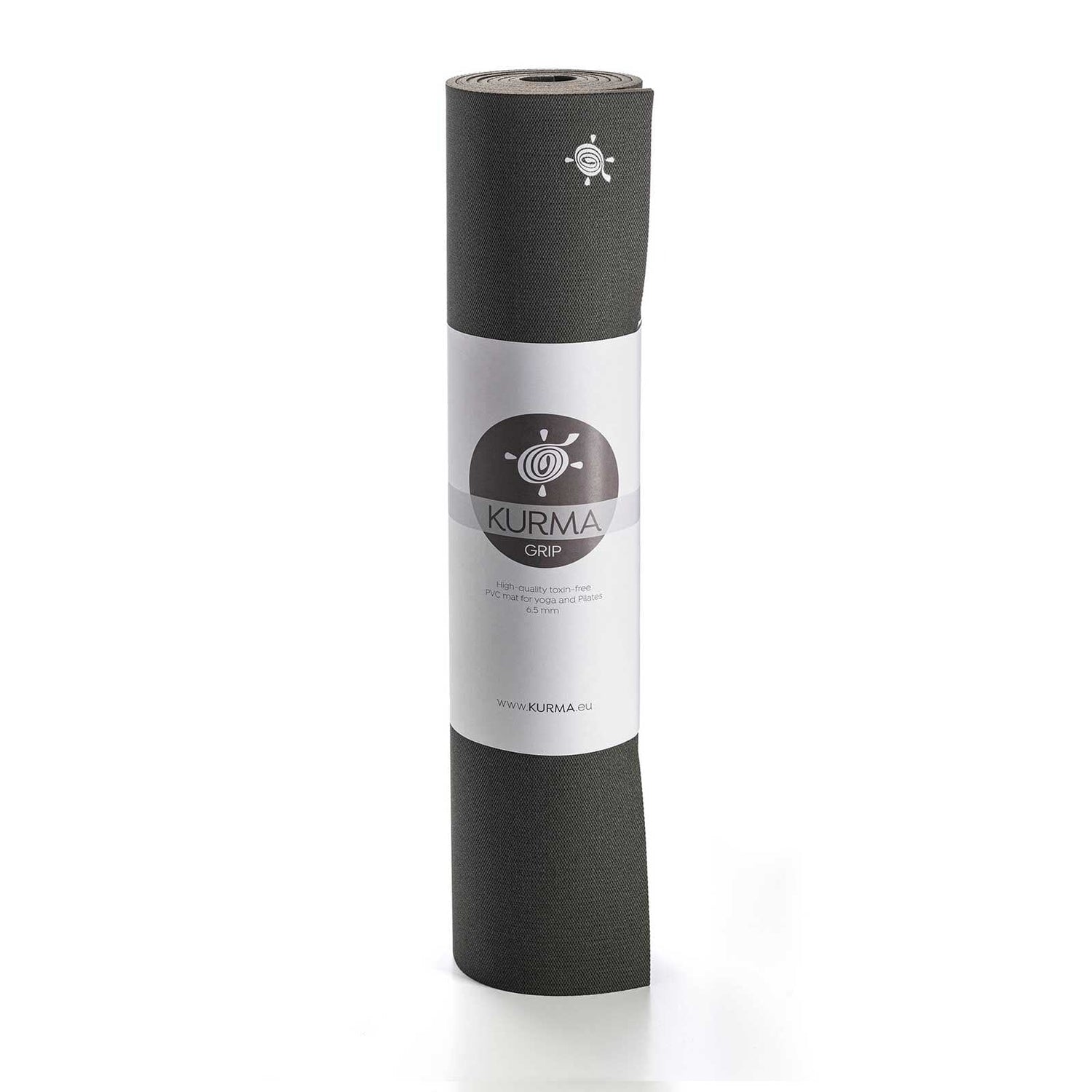 Yogamatte KURMA BLACK CORE anthrazit/schwarz 200 x 66 x 0,65 cm 