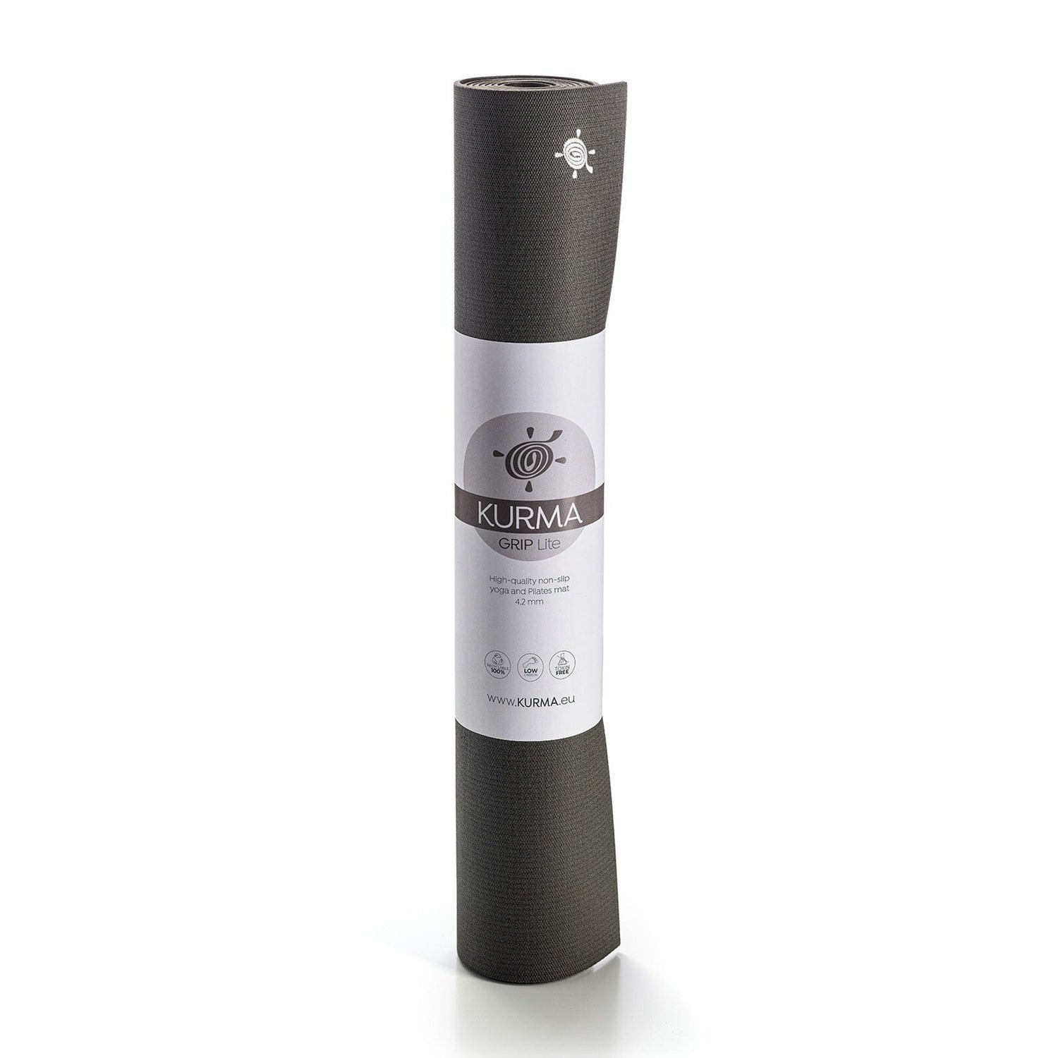 Yogamatte KURMA COLOR CORE LITE anthrazit 185 x 66 x 0,42 cm 