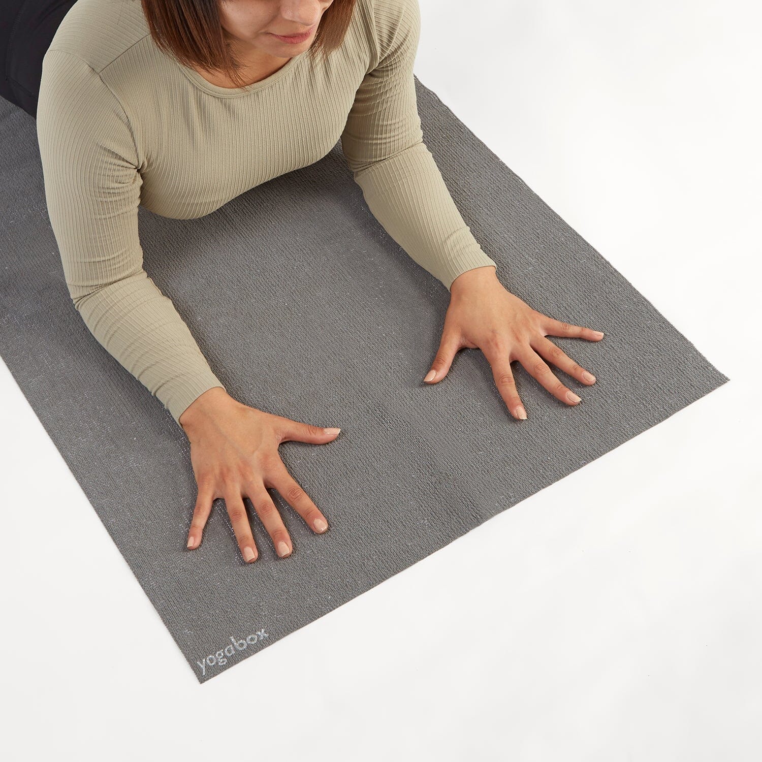 Yogamatte yogabox TRAVELER extrem anthrazit 183 x 61 x 0,15 cm 
