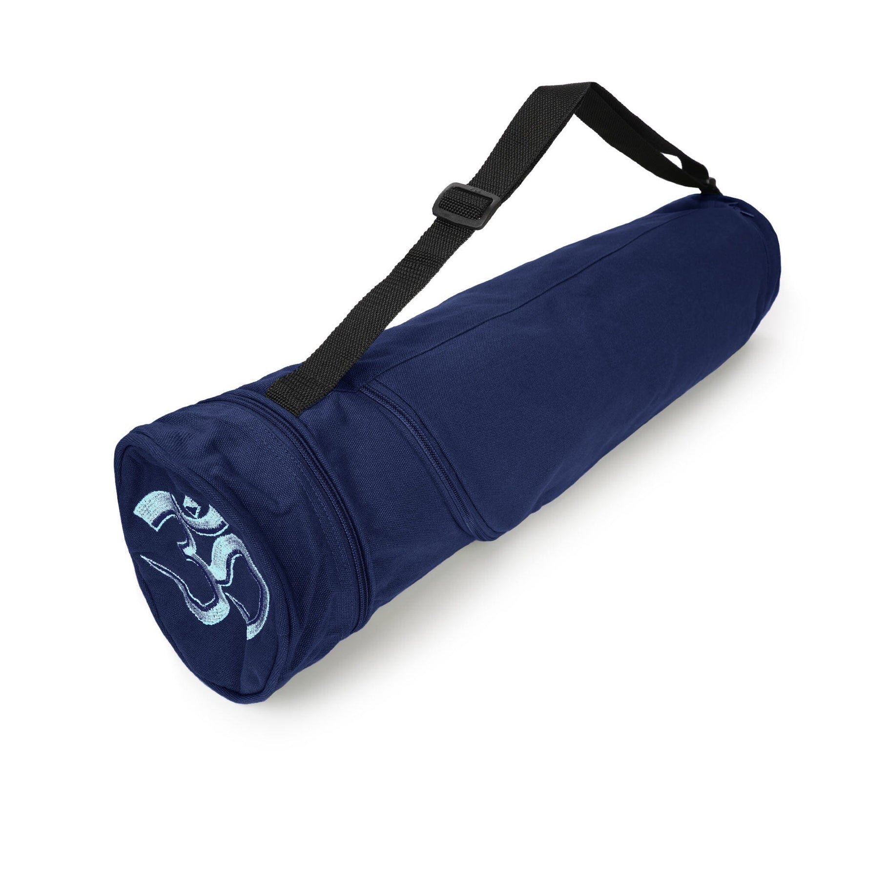 Yogatasche OM Baumwolle dunkelblau 71 x 15 x 15 cm 