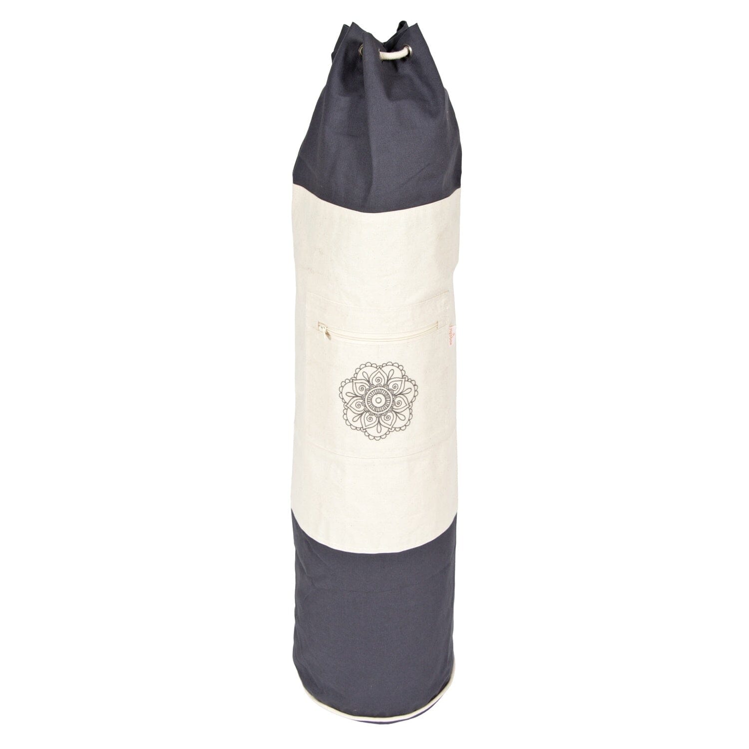 Yogatasche SURYA Bag 2 farbig für Schurwollmatten grau / natur 75 x 25 x 25 cm 