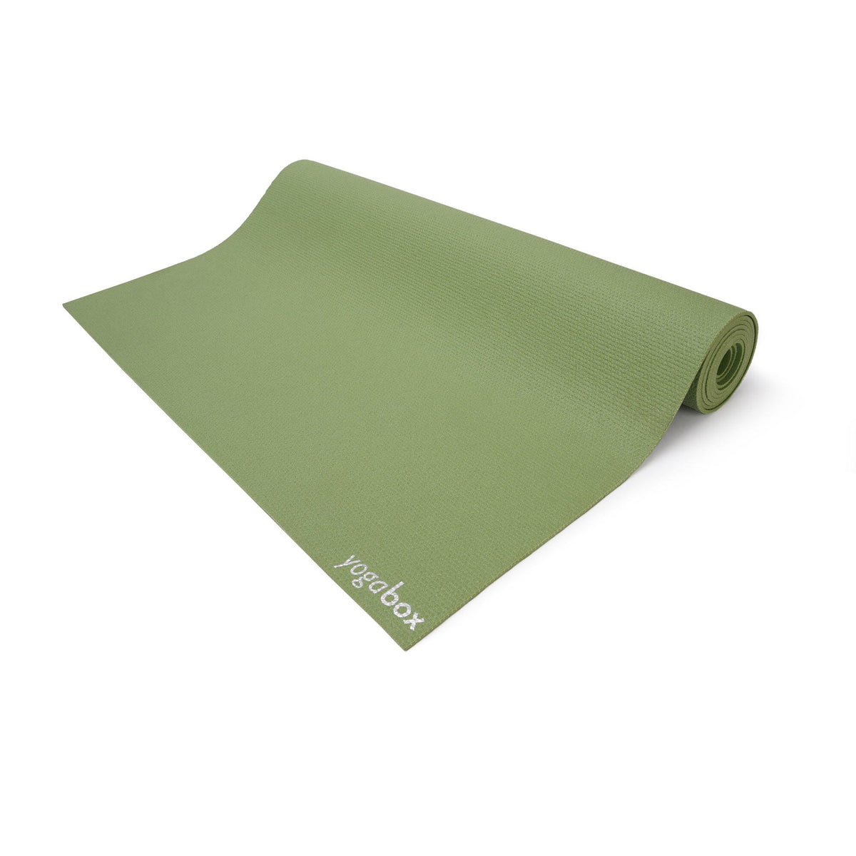 Yogilino® Kinder Yogamatte in Deutschland hergestellt olivgrün 150 x 60 x 0,45 cm 
