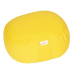 Yogilino® Reise Meditationskissen mini oval BASIC dotter Buchweizenschalen 26 x 21 x 9 cm