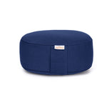 Yogilino® Reise Meditationskissen mini oval BASIC dunkelblau Buchweizenschalen 26 x 21 x 9 cm