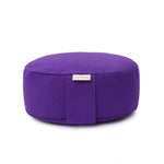 Yogilino® Reise Meditationskissen mini oval BASIC lila Buchweizenschalen 26 x 21 x 9 cm