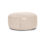 Yogilino® Reise Meditationskissen mini oval BASIC natur Buchweizenschalen 26 x 21 x 9 cm