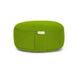 Yogilino® Reise Meditationskissen mini oval BASIC olivgrün Buchweizenschalen 26 x 21 x 9 cm
