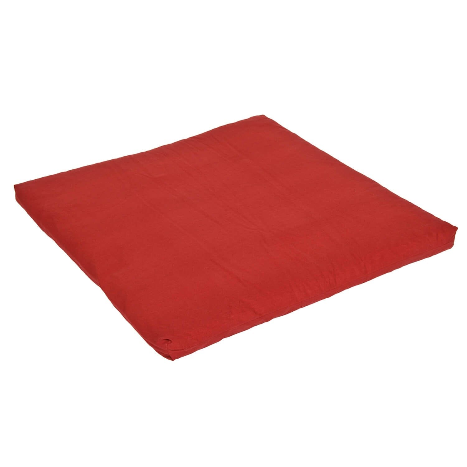 Zabuton / Meditationsunterlage BASIC bordeaux Baumwollvlies 80 x 80 x 5 cm