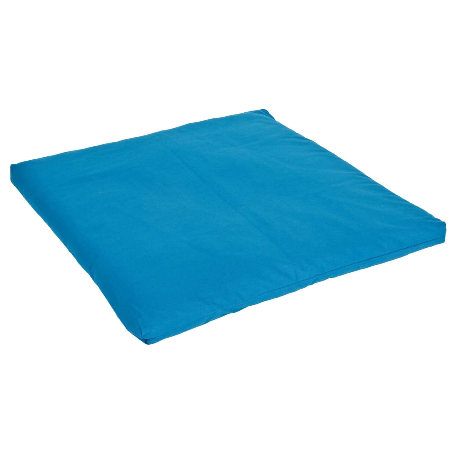 Zabuton / Meditationsunterlage BASIC petrol Baumwollvlies 80 x 80 x 5 cm