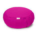 Meditationskissen / Yogakissen Zafu BASIC mit ZIP magenta 31 x 31 x 15 cm Buchweizenschalen