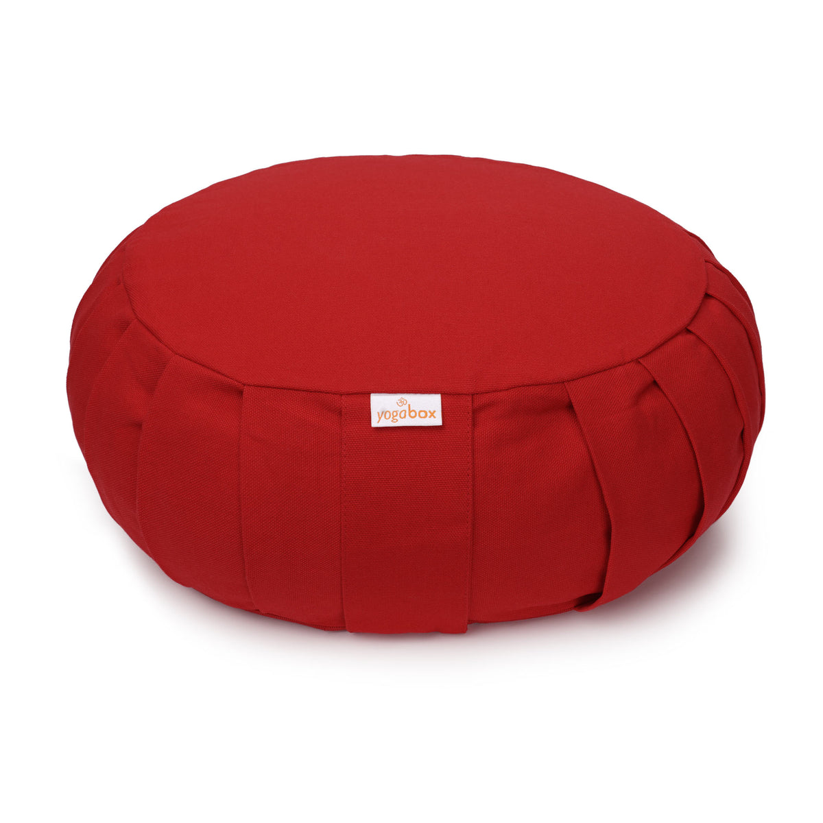 Meditationskissen / Yogakissen Zafu BASIC mit ZIP bordeaux 31 x 31 x 15 cm Buchweizenschalen