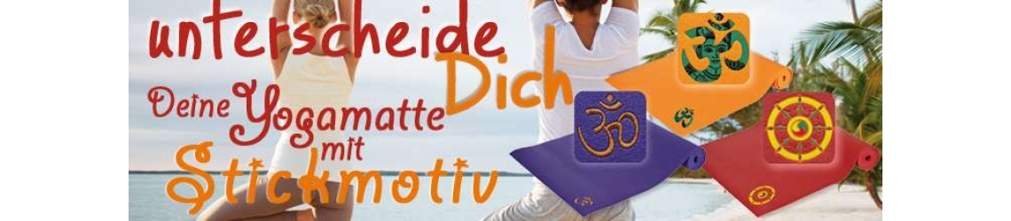 Yogamatte mit Stick