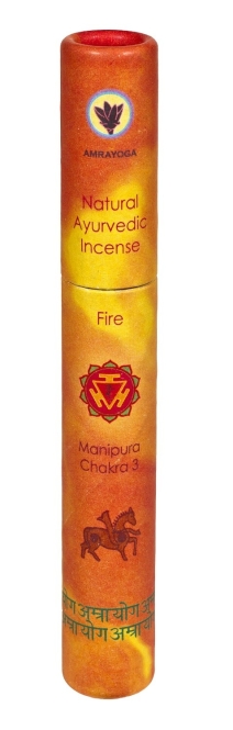 Ayurvedische Räucherstäbchen FIRE / Feuer - Nabel Chakra 