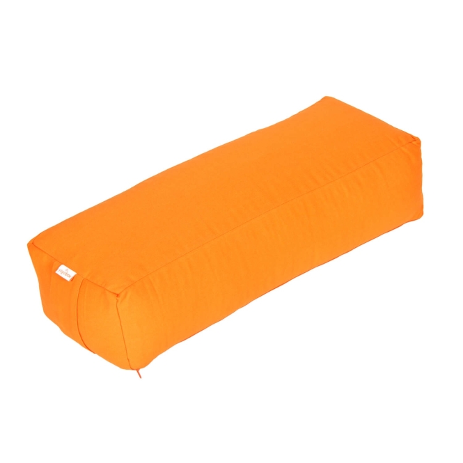 Yoga und Pilates Rechteckbolster BASIC orange