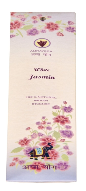 Indische Räucherstäbchen 100% Natural White Jasmin 