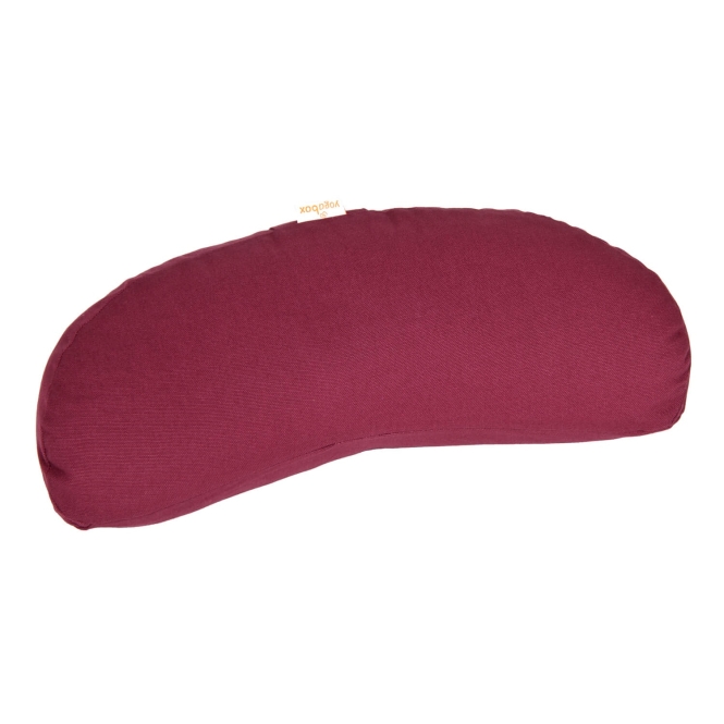 Yogakissen Halbmond BASIC aubergine